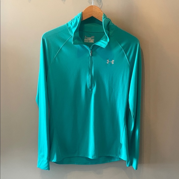 Under Armour Tops - Under Armour Teal color Quarter-Zip Top Size Large